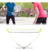 Conjunto Portátil De Rede De Badminton, Rede De Vôlei, 6