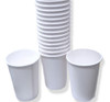 Kit Com 300 Unidades - Copo Papel 200ml Biodegradável Branco 4