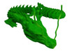 Dragón Detallado Flexible Impreso 3d 0