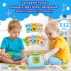 Cartões Flash Sight Words Talking, Brinquedos Sensoriais Par 2