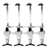 Licor Dispensador Accesorios 4 Botella Bebida Pared Alcohol 0