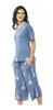 Pijamas De Verano Para Mujer Elegante Estampado Para Mujer J 0