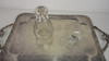 Perfumero Cristal Y Plata Inglesa Antiguo Tallado Miralo 3