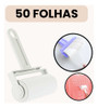 Kit 3 Rolo Adesivo Tira Pelos 50 Folhas Cães Gato Roupa Sofá 3