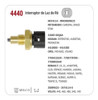 Interruptor Luz De Re Cebolinha Clio/scenic 3rho - 4440 2