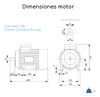 Motor Trifásico 0.75hp 1500rpm B3 Con Patas Uso Continuo 3