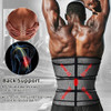 A Modelador Corporal Masculino Sweat Belt Fat Burning 6