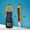 Kit Alicate Amperímetro Digital Com Detector De Tensão 4