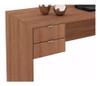 Mesa De Computador Solteiro Me4122 C/ 2 Gavetas Carvalho/fe 3