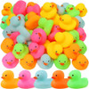 50 Pack Multicolor Mini Pato De Goma Juguete De Baño Patos P 0