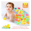 50 Pack Multicolor Mini Pato De Goma Juguete De Baño Patos P 1
