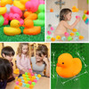 50 Pack Multicolor Mini Pato De Goma Juguete De Baño Patos P 2