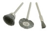 Accesorio Torno Mini Drill 3 Cepillos De Acero Ruhlmann Inox 1