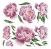 Vinilo Decorativo Pared [00qj88o0] Flores Peonias Gigantes 1