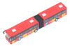 Alloy Bus Toy Pull Back, Comprimento Estendido, Função Compl 7