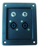 Bornera Doble Speakon Plug Para Bafle 0