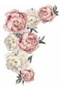 Peonía Flores Calcomanías De Pared Pelar Y Pegar Rosa Etique 0 Peonía Flores Calcomanías De Pared Pelar Y Pegar Rosa Etique 0