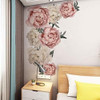 Peonía Flores Calcomanías De Pared Pelar Y Pegar Rosa Etique 3 Peonía Flores Calcomanías De Pared Pelar Y Pegar Rosa Etique 3
