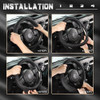 Seg Direct Black Microfiber Leather Volante Cover Para F-150 6