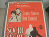 Antiguo Afiche Cine El Socio Secreto 1961 1