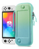 Estuche Protector Para Nintendo Switch Oled Fintie Verde Cel 0