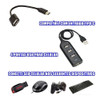 Kit Mobilador Hub Usb 4 Portas Fio De 1 Metro + Otg Tipo C 0