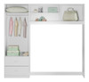 Quarto Bebê Completo Berço Vira Mini Cama Funcional Roupeiro 5