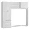 Quarto Bebê Completo Berço Vira Mini Cama Funcional Roupeiro 7