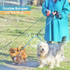 Correa Doble Para Perro Sin Enredos, Medium/large - Rosa 5