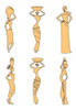 Vectores Corte Laser - 80 Figuras Africanas Pack 2