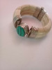 Pulsera Antigua De Marfil Y Malaquita 0
