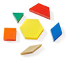 Eta Hand2mind Plastic Pattern Blocks Classroom Bulk Kit Conj 1