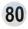 Circulo Velocidad Maxima 80 Reflectivo Eversafe Apto Vtv 1