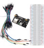 Kit Com Protoboard 830 Pontos + Jumpers + Fonte Para Arduino 0