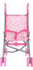 Cochecito Plegable Rosa De 58cm Para Juego Simulación Realis 3