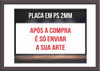 Placa Pvc 30x50 - Envie Sua Arte - Mesa Radiônica 0