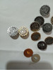 19 Botones Metal (12+7) Antiguos Artesanías Manualidades 2