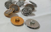 19 Botones Metal (12+7) Antiguos Artesanías Manualidades 3