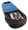 Cable 2 Rca  - 1 Plug Stereo 6 Metros Kwc 9019 Neon 1