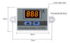 Controlador De Temperatura Termostato De Controle De Tempera 1