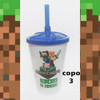 25 Copos Twister Shake 300ml C/tampa E Canudo Personalizado. 0