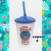 25 Copos Twister Shake 300ml C/tampa E Canudo Personalizado. 3