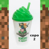 25 Copos Twister Shake 300ml C/tampa E Canudo Personalizado. 6