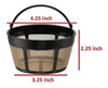 El Filtro De Cafe De 8-12 Tazas Reutilizables De La Marca G 2
