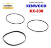 Correas Para Casetera Kenwood Kx-830 0