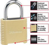 Candado Combinacion Master Lock 875d 4dig/2inch 1