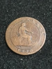 Antigua Moneda España 2 Céntimos Año 1870 Cobre 1