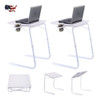 2pcs Mesa Bandeja De Escritorio Ajustable Del Ordenador Port 0