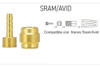 Inserto+oliva P/ducto Avid Y Sram 1