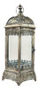 Lanterna Marroquina Decorativa Prata Envelhecida 49x25x22cm 0